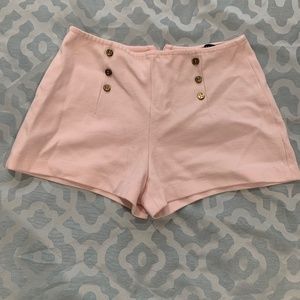 Zara pink high waisted shorts M